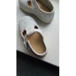 Fitz kitz schoenen 19 zilver instappers nieuw