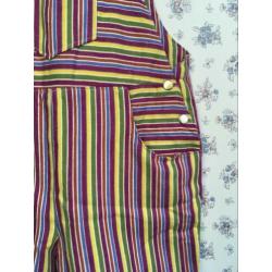 Handgemaakte vintage look tuinbroek tuinpak 86 92 98 ?