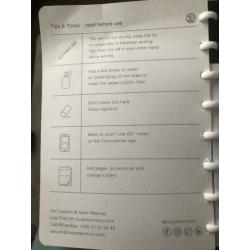 Originele greenbook; notitieboek met uitwisbare bladen