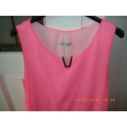zgan prachtig mooi roze maat large topje met voering