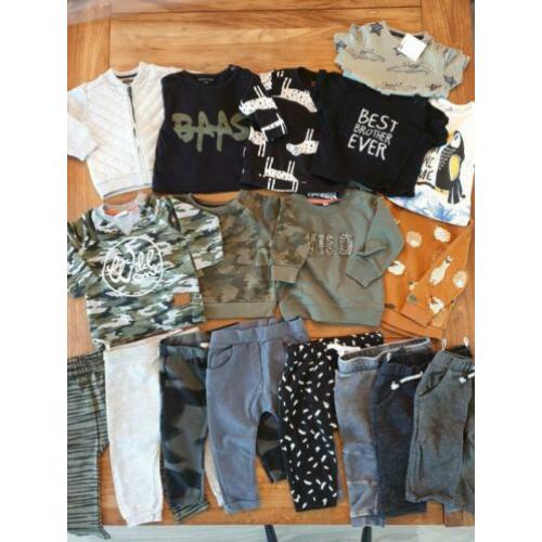 18 stuks stoere jongenskleertjes ZGAN! Mt 74