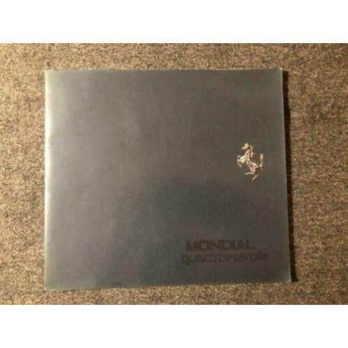 Folder / Brochure Ferrari Mondial Quattrovalvole