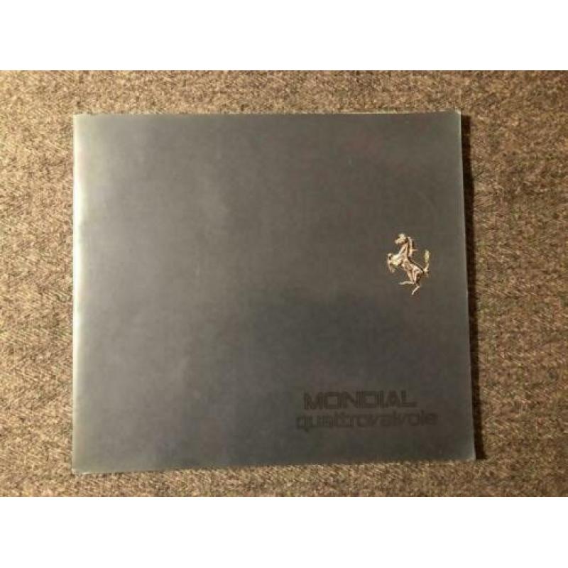 Folder / Brochure Ferrari Mondial Quattrovalvole