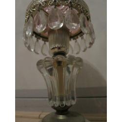 mooie goedwerkende lamp uit kristal glas 26 cm