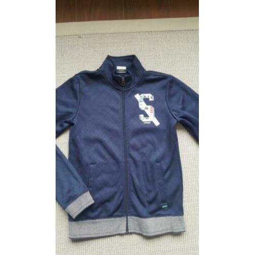 Mooi donkerblauw vest Scotch Shrunk maat 12/152