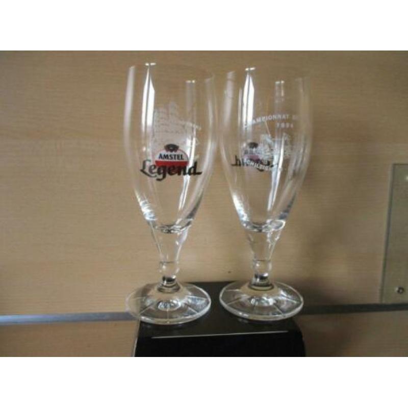 Zeldzaam AMSTEL LEGEND Glas DD uit Frankrijk