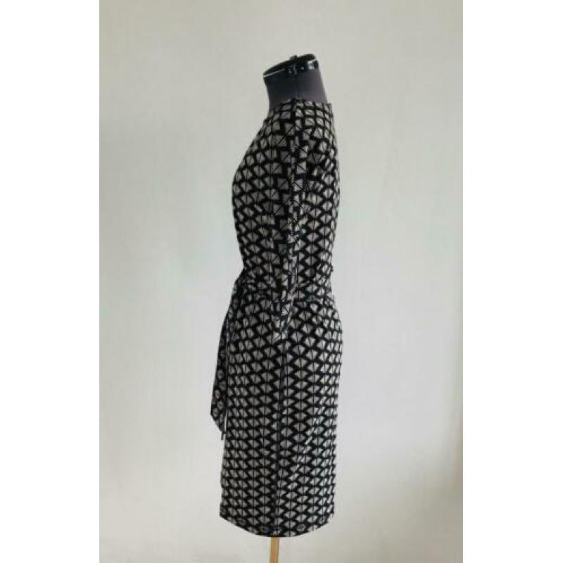NIEUW!!! Expresso jurk, zwart-ecru, maat 36
