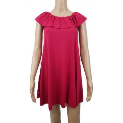 Twin-Set Simona Barbieri fuchsia roze jurk maat XS 34 zgan