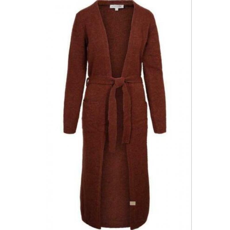 Zusss lekker lang vest, maat M/ L, roest en/of ijsgrijs