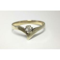 GH-249 14K Gouden Ring met Zirkonia