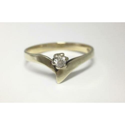 GH-249 14K Gouden Ring met Zirkonia