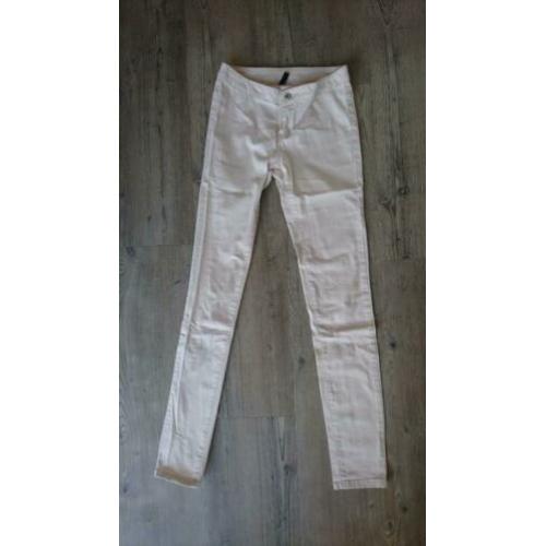 Lange Broek VILA Dames Meisjes Lichtbeige Vanilla Maat S