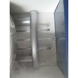 wandklok chrome slinger radio gestuurd