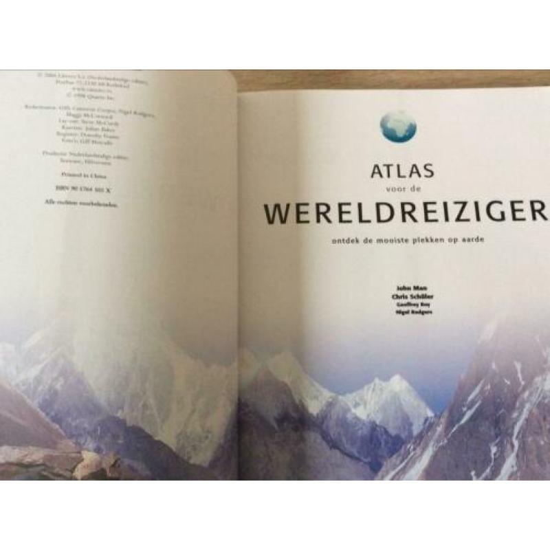 Atlas voor de wereldreiziger reisboek WERELD Librero