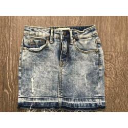 Meisjes spijkerrokje / jeans rokje Kiddo kidwear Mt 110/116