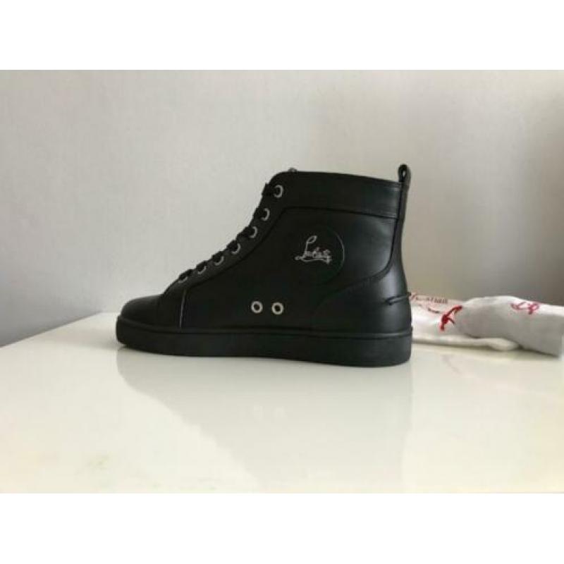 Originele Christian Louboutin Sneakers Zwart Calf B