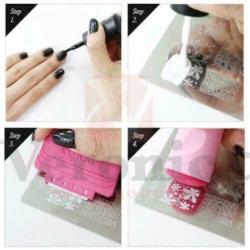 Nail art stempel plaatje M56