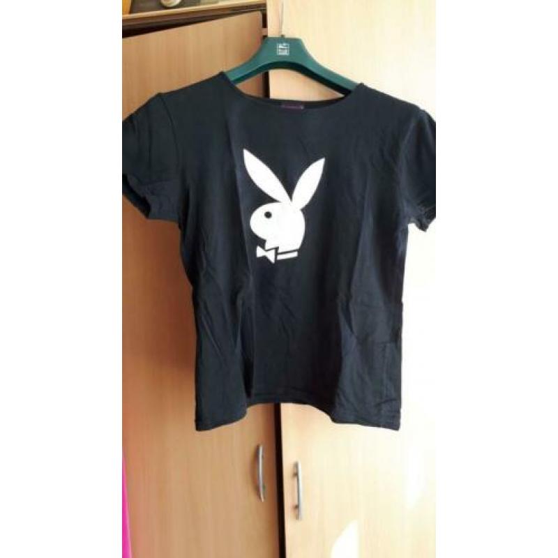 Playboy t-shirt zwart maat 3xl