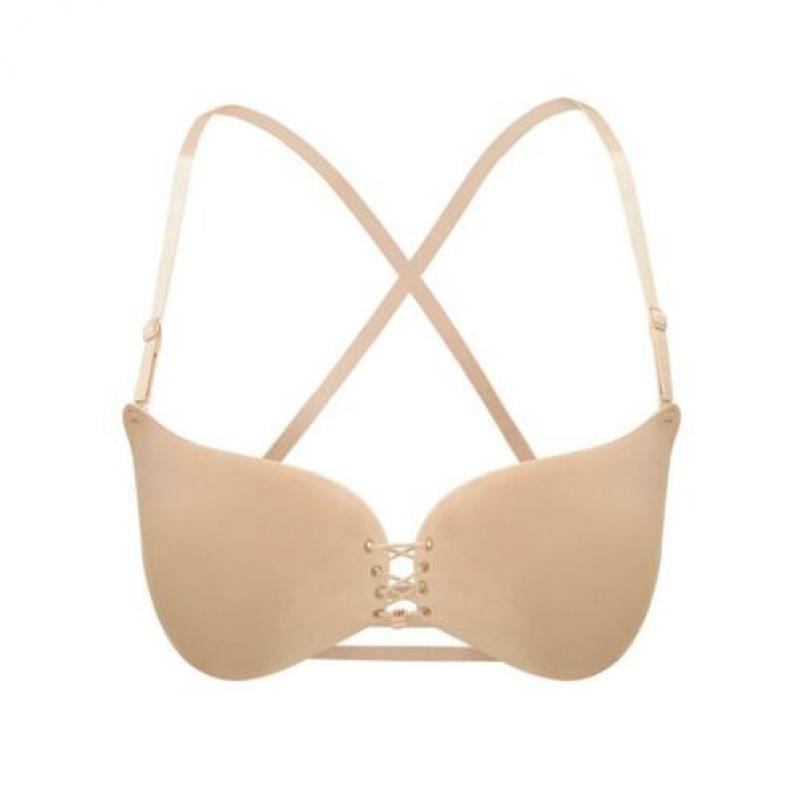 Push up BH handvorm beige zwarte sexy push-up cup A B C D