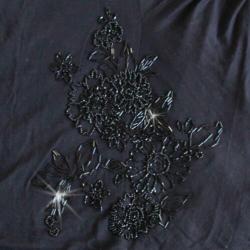 Mooi Glitter Bewerkt Topje (M) - 1
