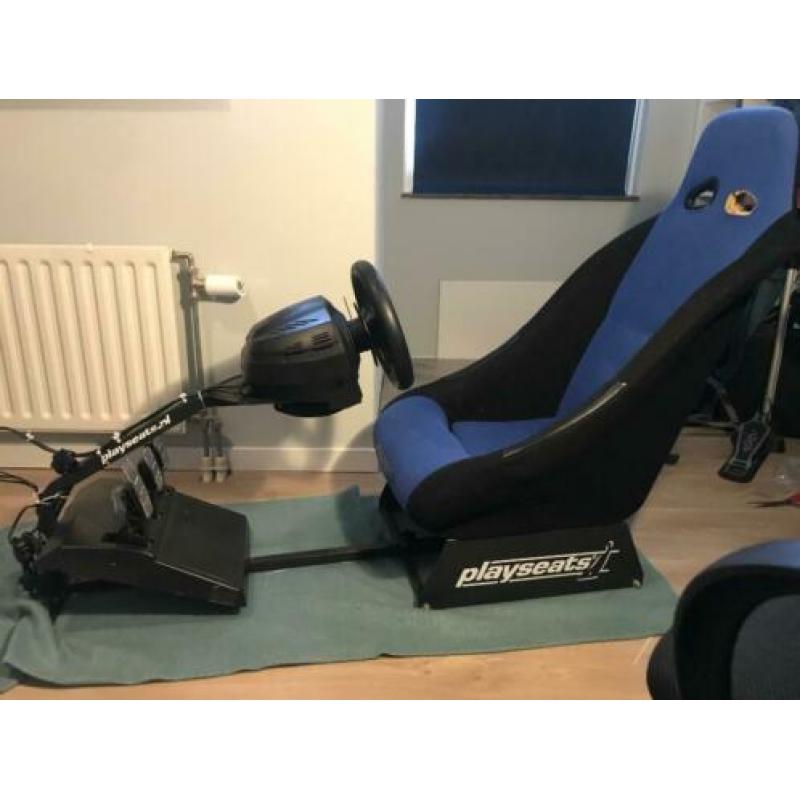 thrustmaster t300rs + T3PA Add-On Pedalen + racestoel+2games