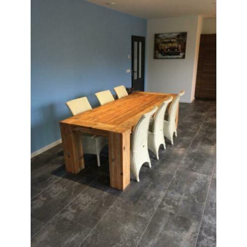 Steigerhout eettafel