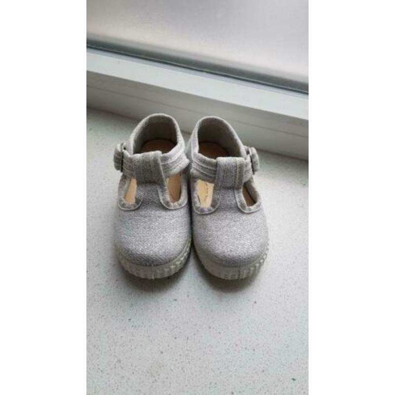 Fitz kitz schoenen 19 zilver instappers nieuw