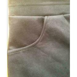 Nieuw donkerblauw suedine kokerrokje MADE IN ITALY
