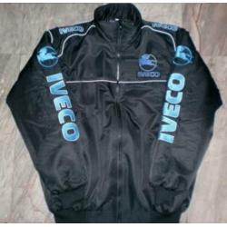 nieuwe IVECO Trucker jas jack zwart (blauw) maat XS- 8XL