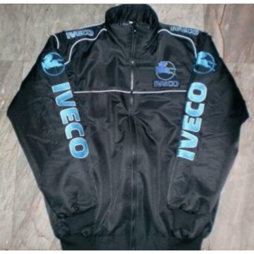 nieuwe IVECO Trucker jas jack zwart (blauw) maat XS- 8XL