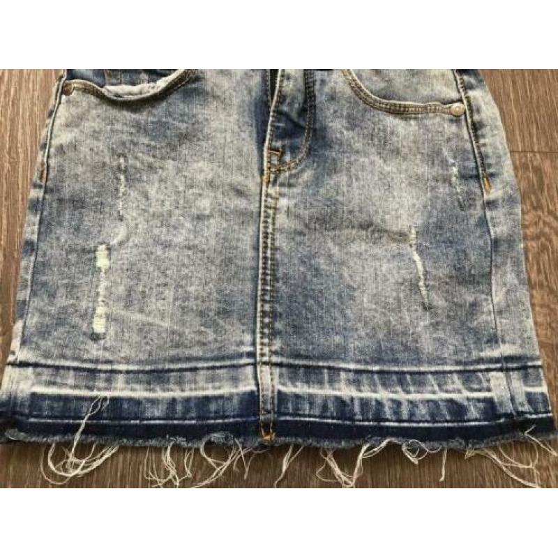 Meisjes spijkerrokje / jeans rokje Kiddo kidwear Mt 110/116