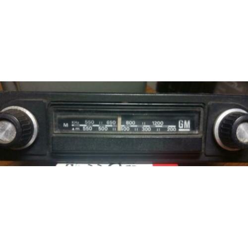 oldtimer Am autoradio GM 1969