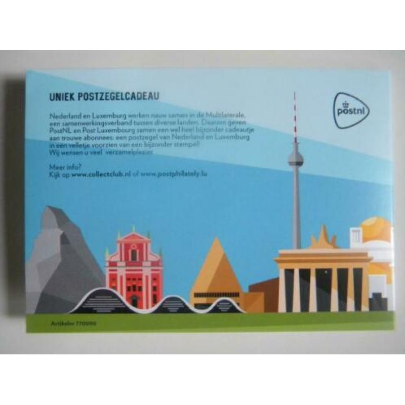 Luxemburg / Nederland, Verzamelmapje Met Blok Postzegels.