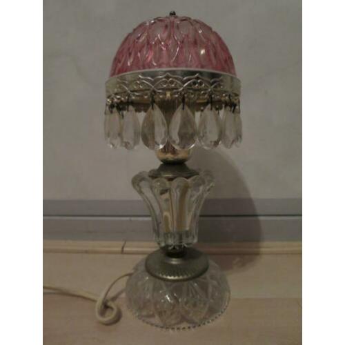 mooie goedwerkende lamp uit kristal glas 26 cm