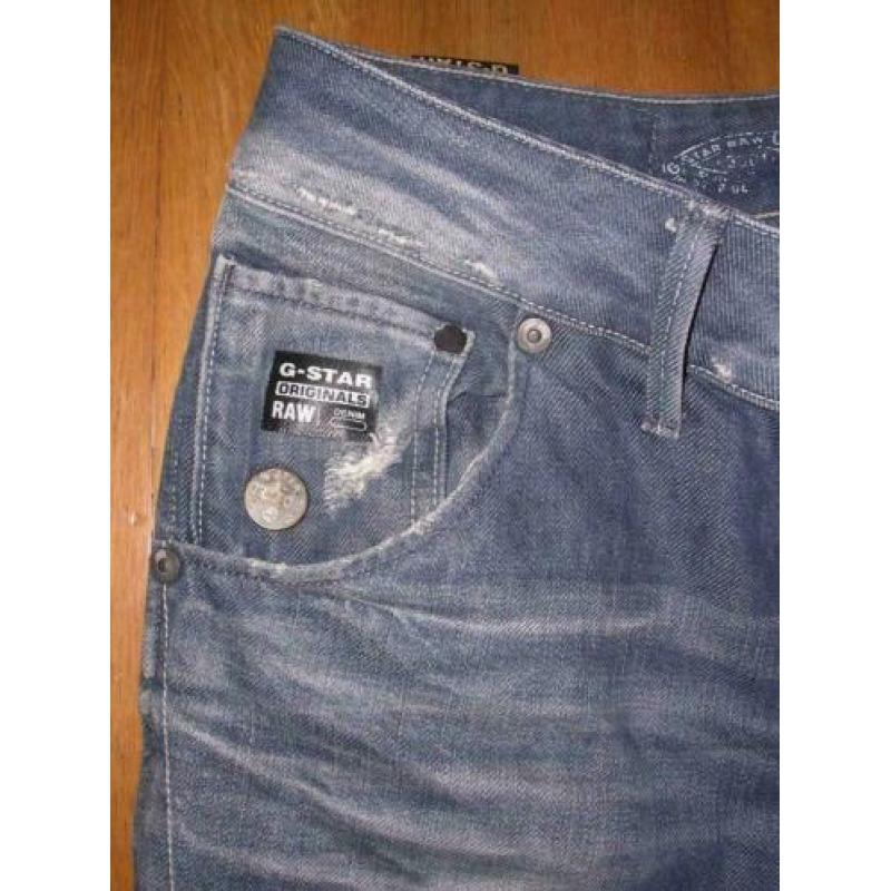 GstarARC loose Taperend JeansWMN slijtplekken orgineel 26-32