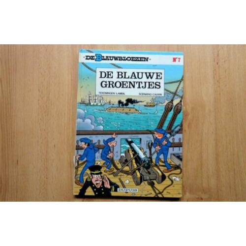 De Blauwbloezen nr. 7, de blauwe groentjes, Hardcover, 1984.