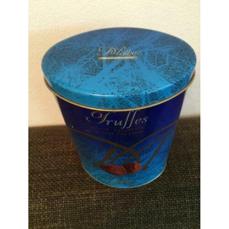 Truffes Fantaisie - Truffles Mathez Chocolatier ovaal blik