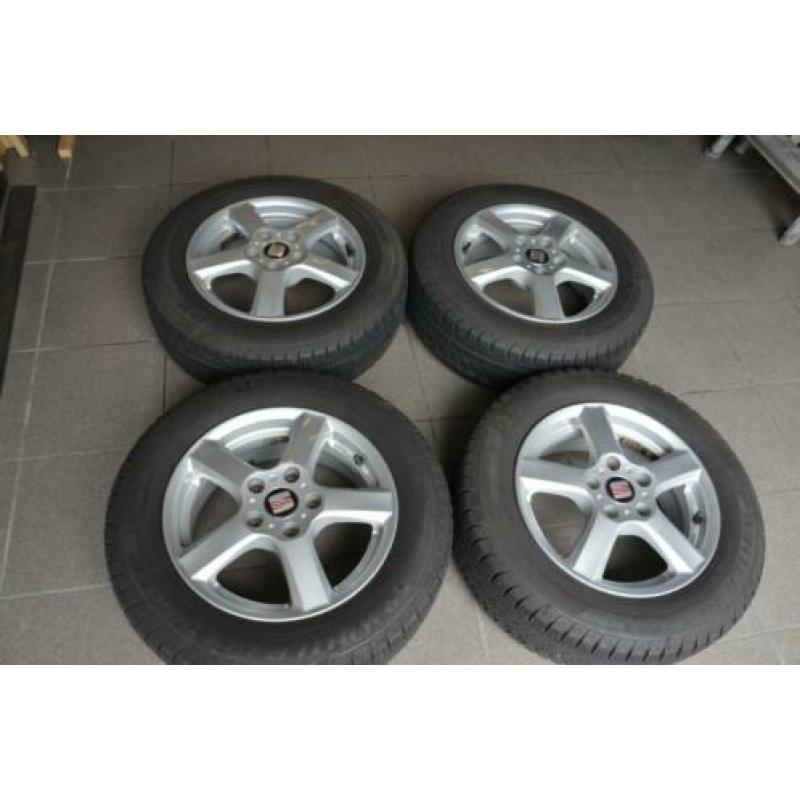 VW Golf 5 aluminium velgen met winterbanden