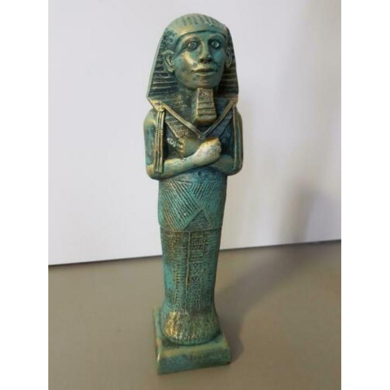 3st Egyptische beelden Osiris god Farao 26 30 en 51cm Egypte