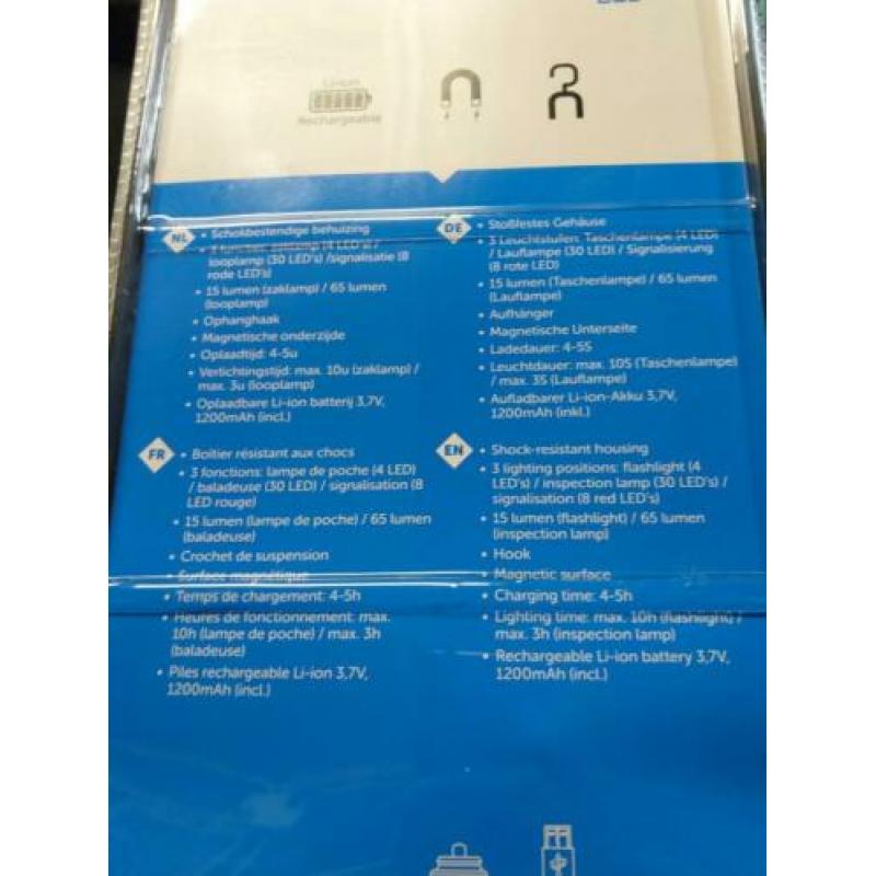 Prolight LED oplaadbare looplamp