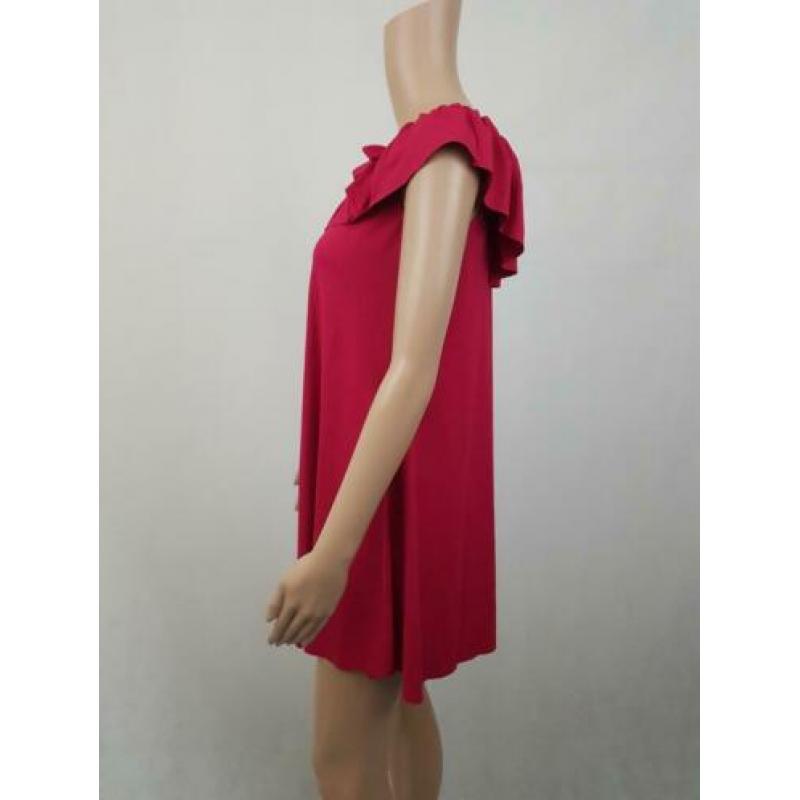 Twin-Set Simona Barbieri fuchsia roze jurk maat XS 34 zgan