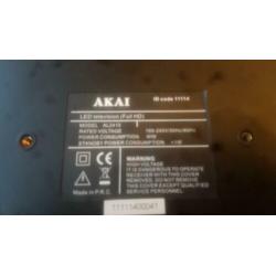 Middel grote tv met oplaad kabel en afstand bediening