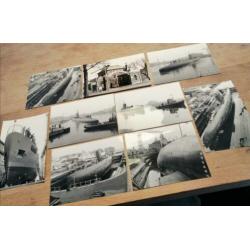 Rijkswerf originele Marine foto's 1973 onderzeeboot uniek