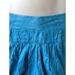Turquoise rok Mais il est ou le soleil rok 38 M petrol nieuw
