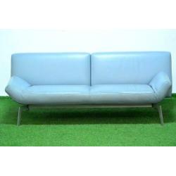 ??Als NIEUW blauwe leren Leolux Shuffle design bank!