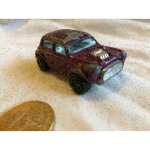 Mini Cooper S Paars, Whizzwheels/CorgiJuniors