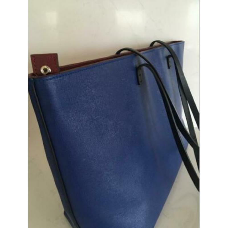 Fendi bag bugs tas blauw "ogen" groot model
