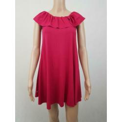 Twin-Set Simona Barbieri fuchsia roze jurk maat XS 34 zgan