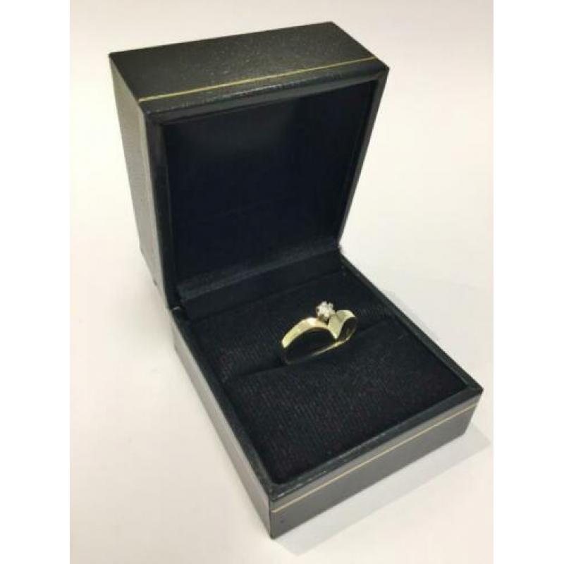 GH-249 14K Gouden Ring met Zirkonia