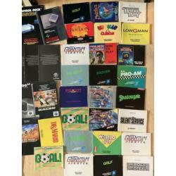 Veel boekjes handleidingen , Nintendo nes snes n64